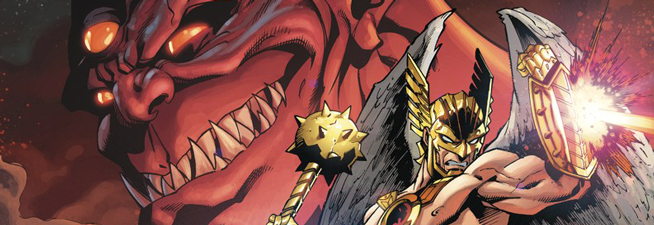 Hawkman and Adam Strange Out of Time Destacada