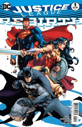 Justice League Rebirth Portada alternativa de Joe Madureira