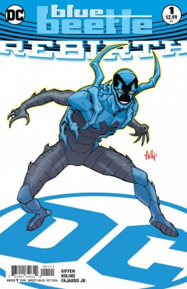 Blue Beetle Rebirth Portada alternativa de Cully Hamner