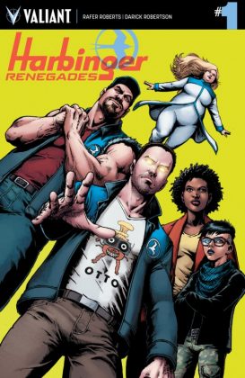 Harbinger Renegades Portada principal de Darick Robertson