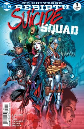 Suicide Squad Portada principal de Jim Lee y Scott Williams