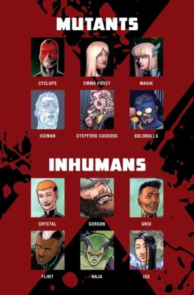 Death of X, Inhumanos, Marvel, X-Men