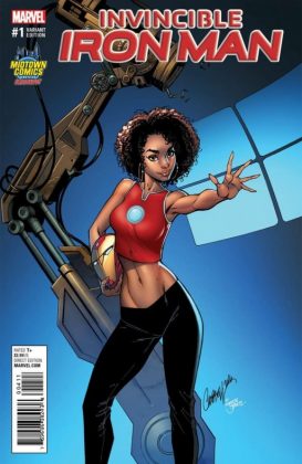 Iron Man, Marvel, Riri Williams, Scott Campbell