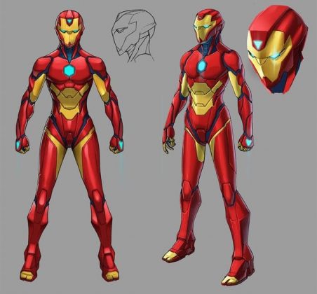 Iron Man, Marvel, Riri Williams, Scott Campbell