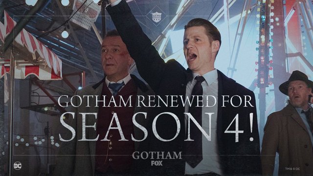 Confirmada la 4ª temporada de 'Gotham'