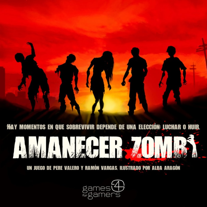 'Amanecer Zombi' es el nuevo juego de mesa de Games 4 Gamers