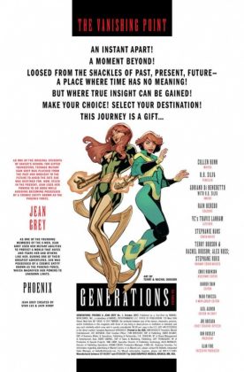 Adriano Di Benedetto, Axel Alonso, Cullen Bunn, Generations, Generations: Phoenix & Jean Grey, Marvel, R.B. Silva