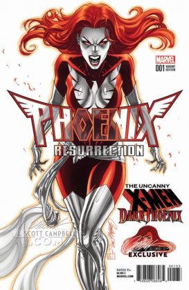 'Phoenix Resurrection: The Return of Jean Grey', Fénix, J.Scott Campbell, Jean Grey, Leinil Francis Yu, Marvel, Matthew Rosenberg, X-Men