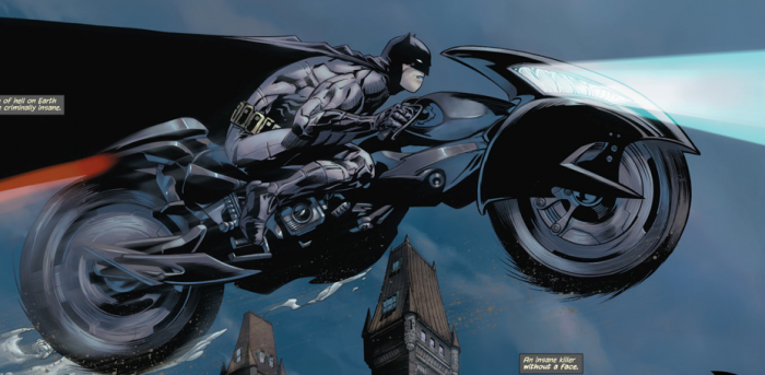 Liga de la Justicia Batman Batmoto