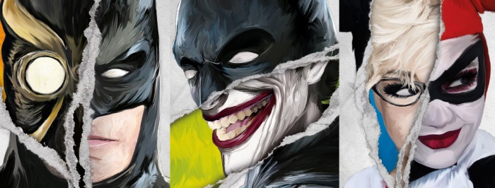 dc batman joker harley