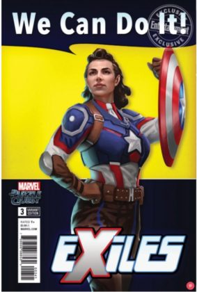 Capitán América, Exiles, Marvel, Peggy Carter