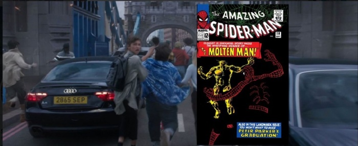 Spider-Man - Lejos de casa (Molten Man - ASM #28 Sep 1965)