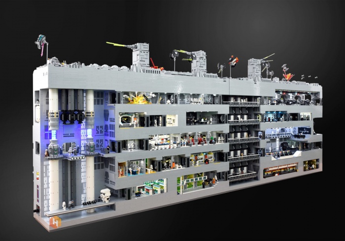 Lego instala una maqueta gigante de 'Star Wars' Nueva York