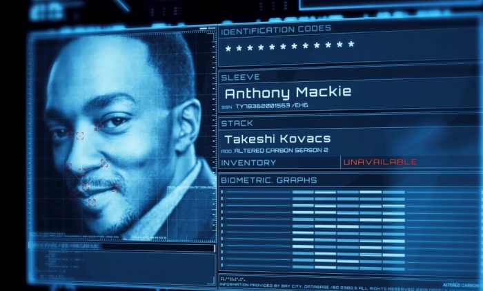 Altered Carbon temporada 2 - Anthony Mackie - Takeshi Kovacs