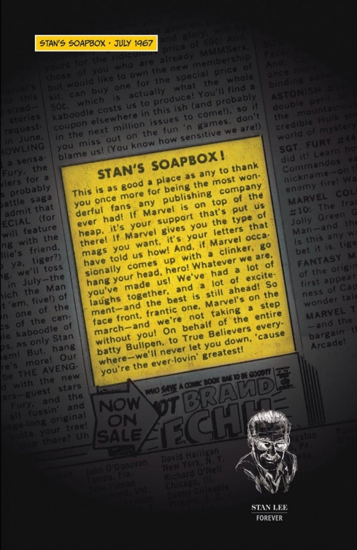 Marvel, Soapbox, Stan Lee