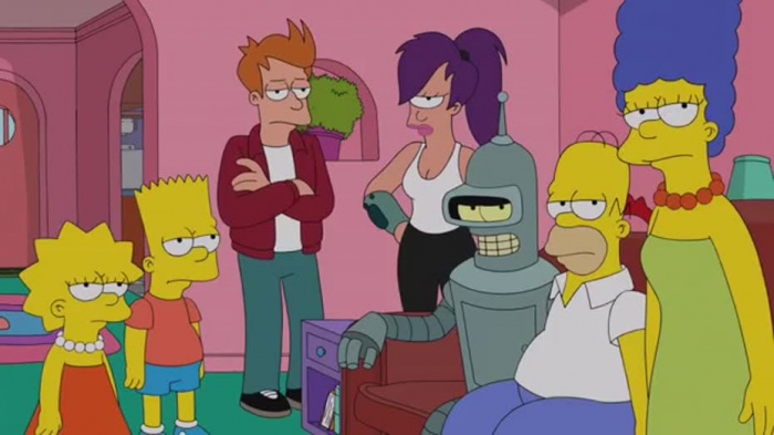 Los Simpson y Futurama