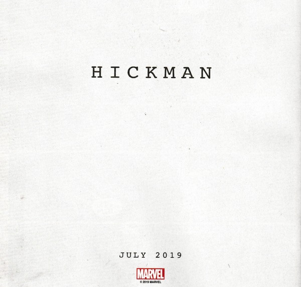 Hickman - Marvel - julio