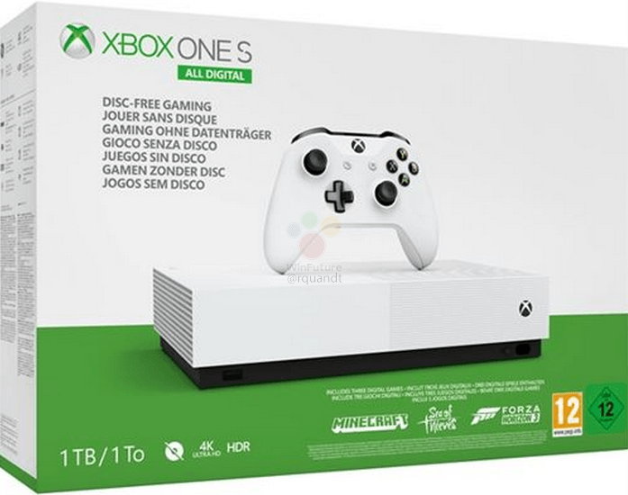 Filtradas Imagenes De La Nueva Xbox One S All Digital