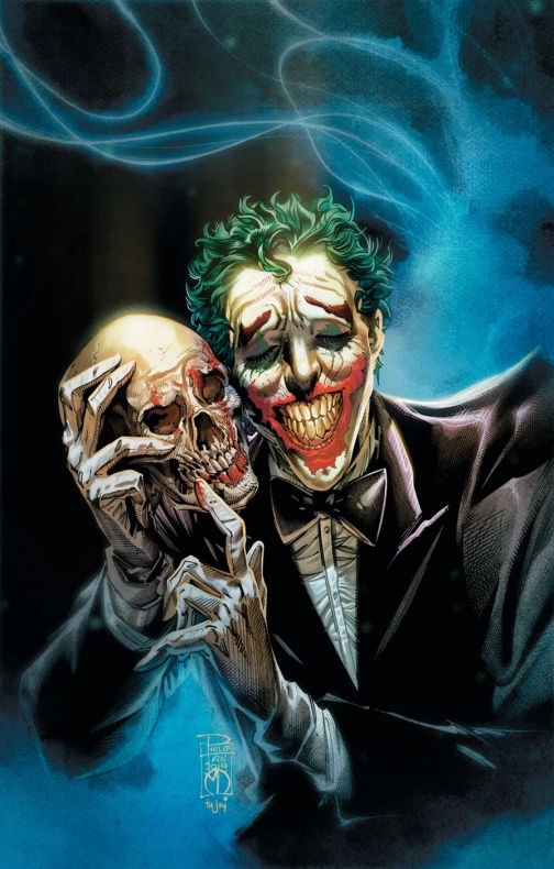 Portada The Joker Year of the Villain 1, por Philip Tan, con guion de John Carpenter y Anthony Burch