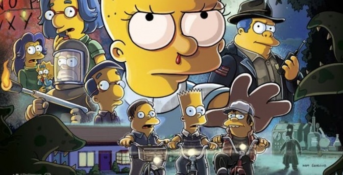 Simpsons Stranger Things