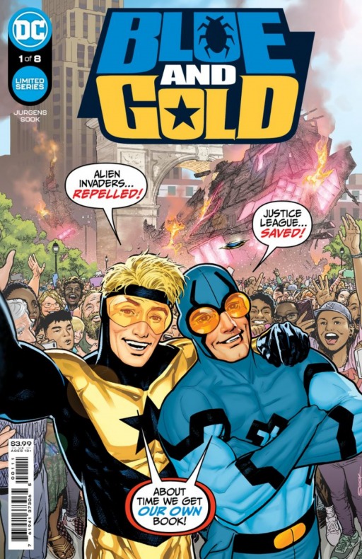 Blue Beetle - Booster Gold - Blue & Gold - DC Comics - Serie limitada - Noticia Cómics - (3)