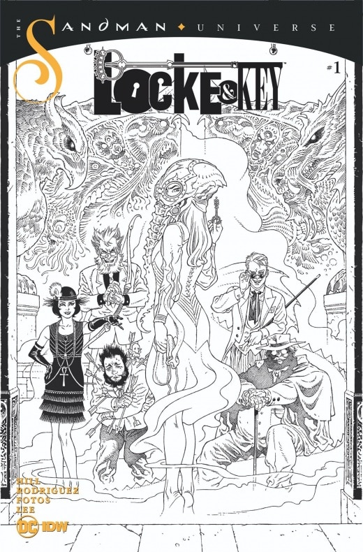 DC, Gabriel Rodriguez, IDW, Joe Hill, Locke & Key, Neil Gaiman, Sandman