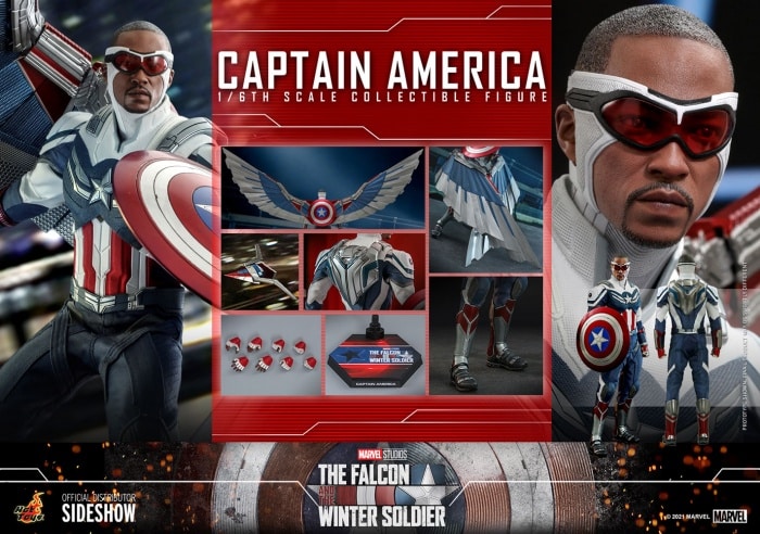 Sam Wilson - Falcon y el Soldado de Invierno - Hot Toys - Capitán América - Disney+