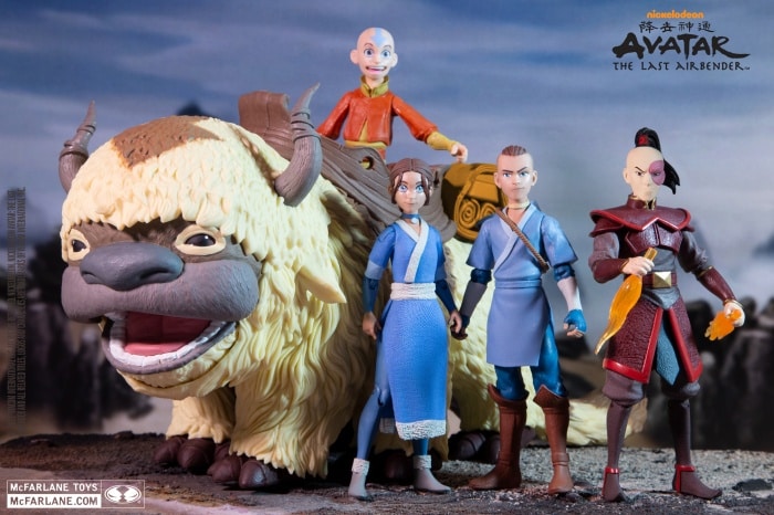 McFarlane Toys ha mostrado las figuras de los protagonistas de Avatar: La leyenda de Aang