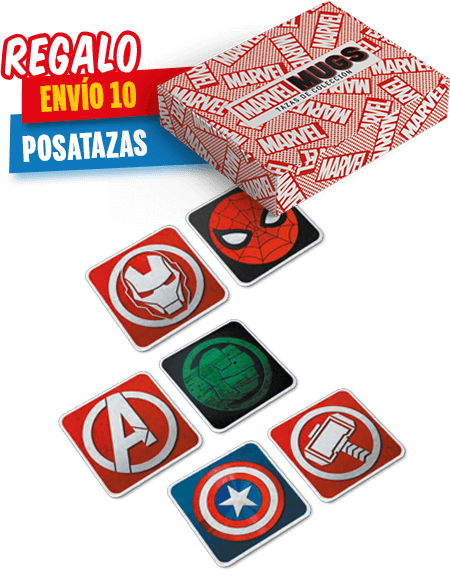 coleccion, coleccionable salvat, Marvel, Salvat, tazas