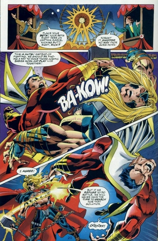 thor contra shazam