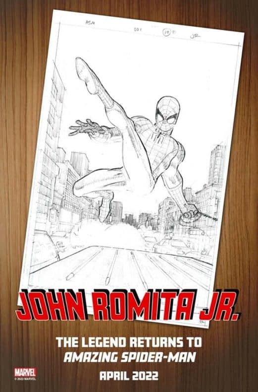 Amazing Spider-Man, John Romita Jr., Marvel Comics, Noticia Cómics