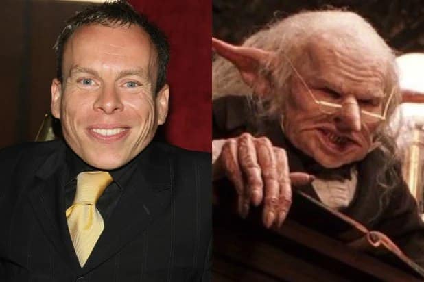 Warwick Davies en las películas de Harry Potter (2001/2011)