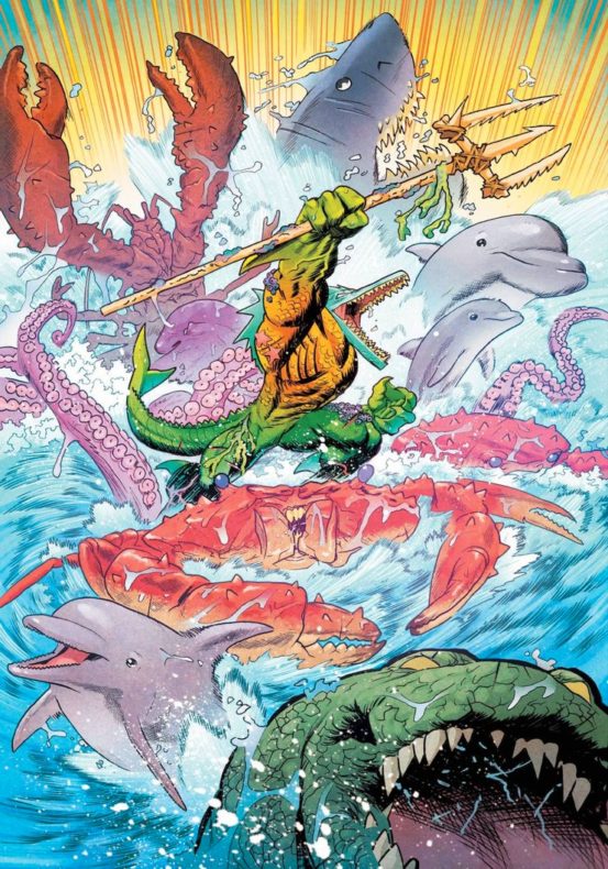 aquaman jurassic league superman