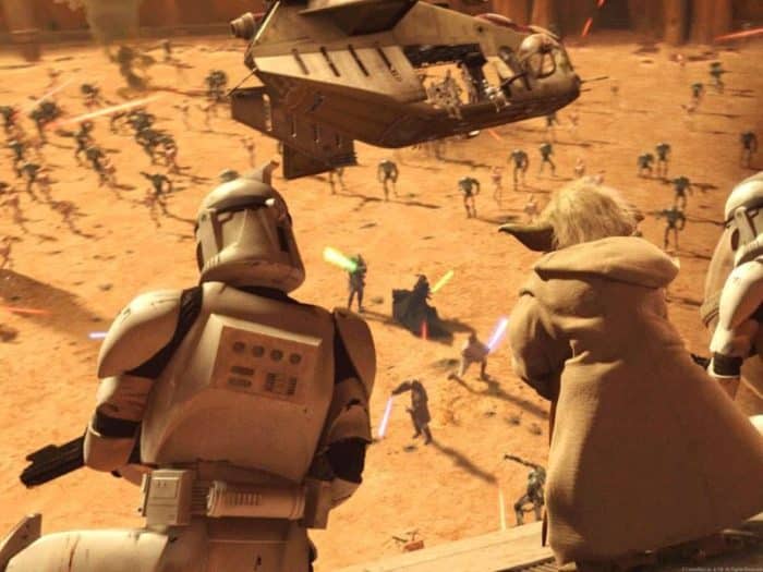 El ataque de los clones, Episodio II, Geonosis, Jedi, Selección del editor, Star Wars, Tropas clon