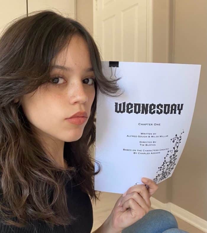 Jenna Ortega es Miércoles Addams en la serie de Tim Burton y Netflix