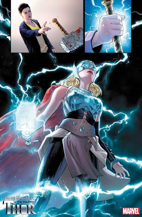 Jane Foster e Il potente Thor