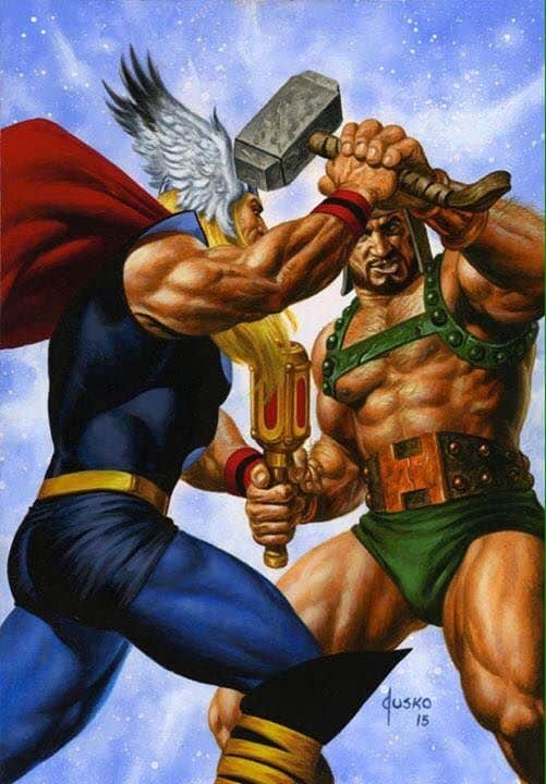 Thor y Hércules