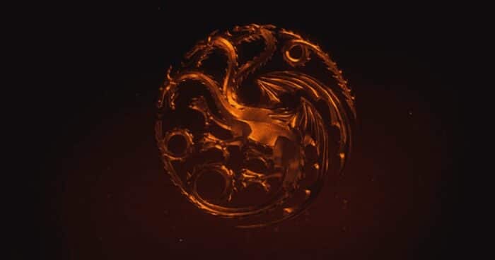 emblema de los Targaryen en La Casa del Dragón