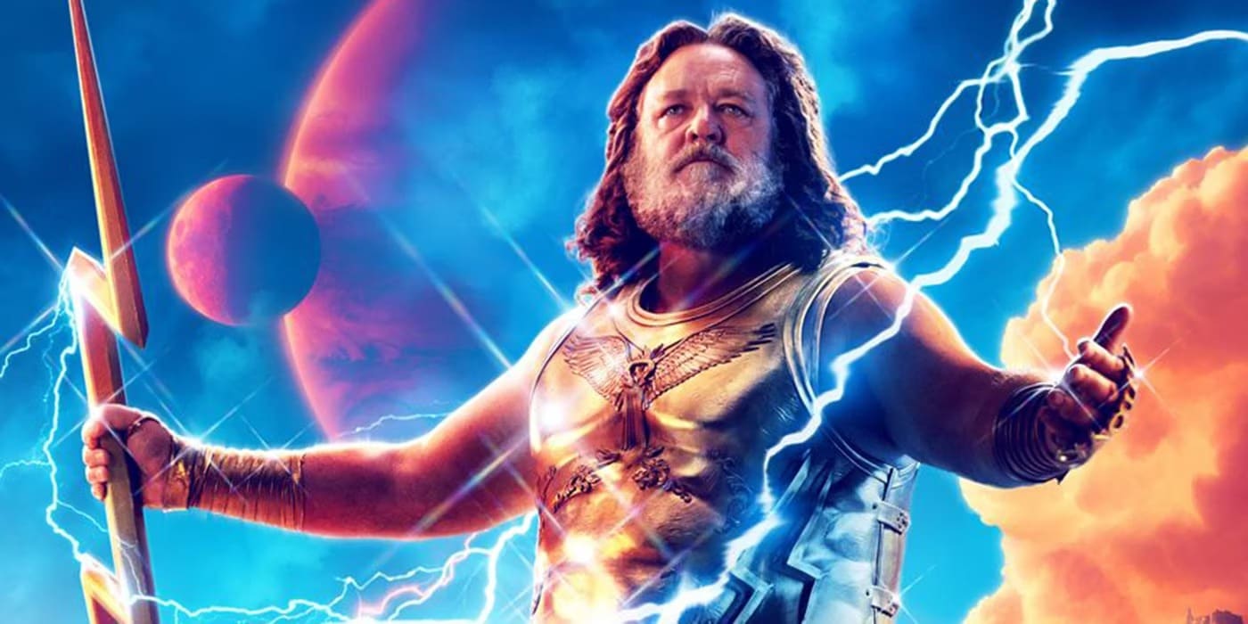 Thor: Amor e Trovão  Russell Crowe revela que será Zeus no filme da Marvel  - Cinema com Rapadura