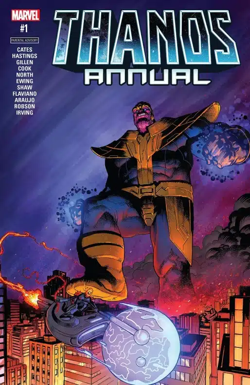 Al Ewing, El dios que nos escucha, Frazer Irving, Iban Coello, Jason Aaron, Jim Starlin, Marvel Dark, Neil Edwards, Paco Díaz, Panini Comics, Rob Williams, Ron Lim, Simone Bianchi, Thanos