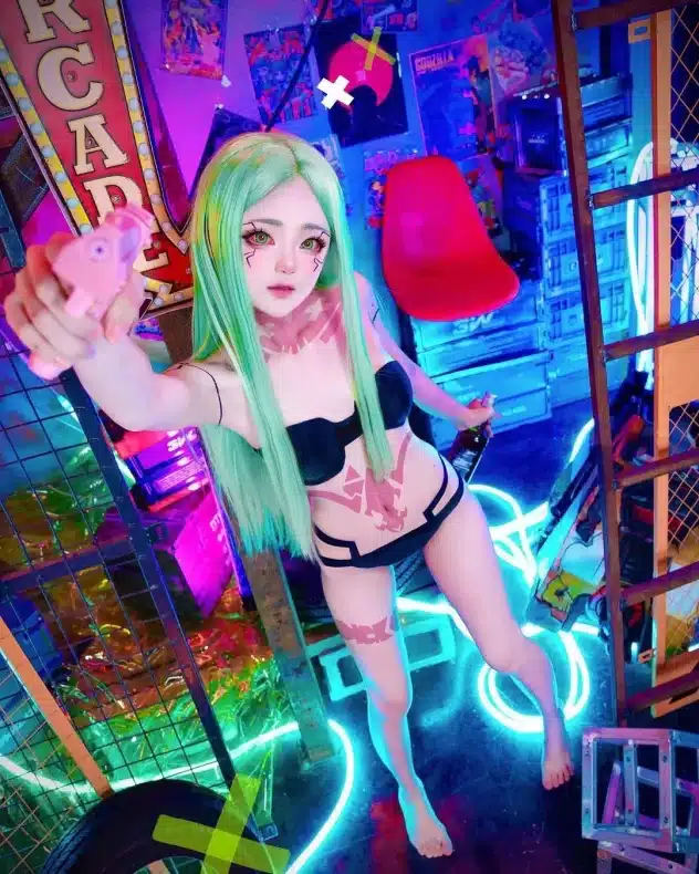 Cyberpunk Edgerunner SeeU cosplay rebecca