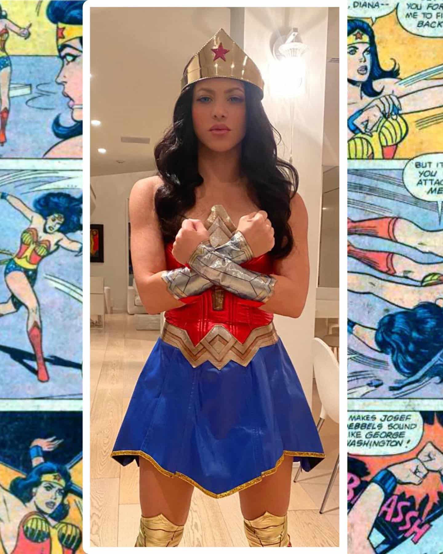 Shakira como Wonder Woman