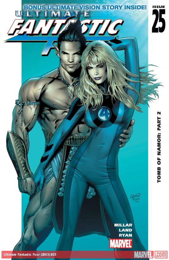 Namor Sue Storm Tierra Ultimate