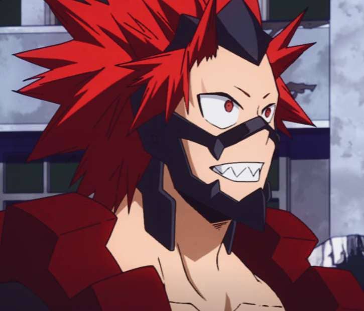 eijiro kirishima dientes afilados anime