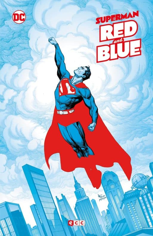 Superman red and blue