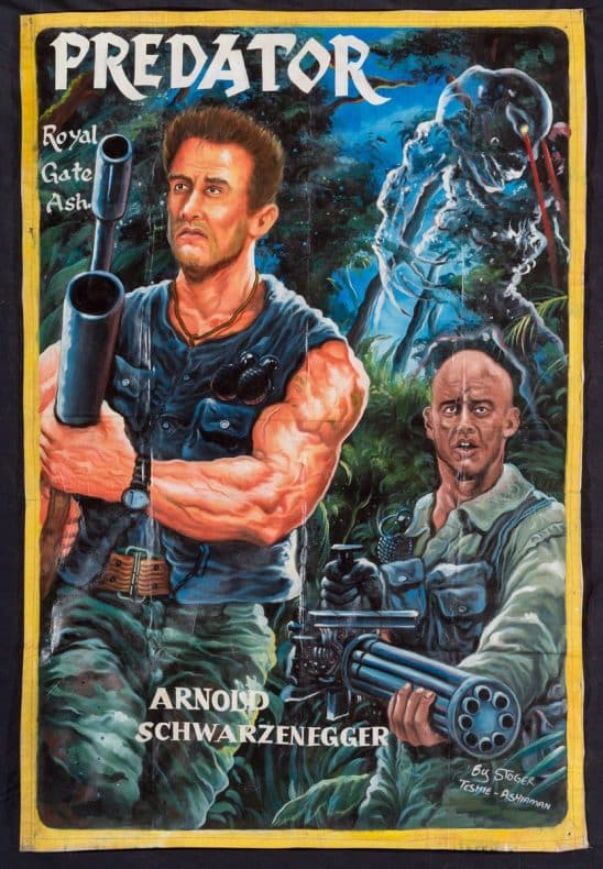 Carteles de cine clásicos africanos Predator