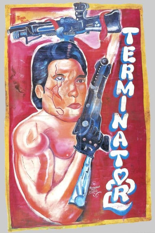 Carteles de cine clásicos africanos Terminator