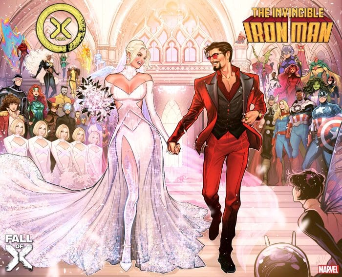 Iron Man - Tony Stark - Emma Frost - Boda - Marvel