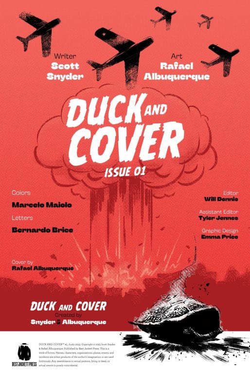 Duck and Cover, Noticia Cómics