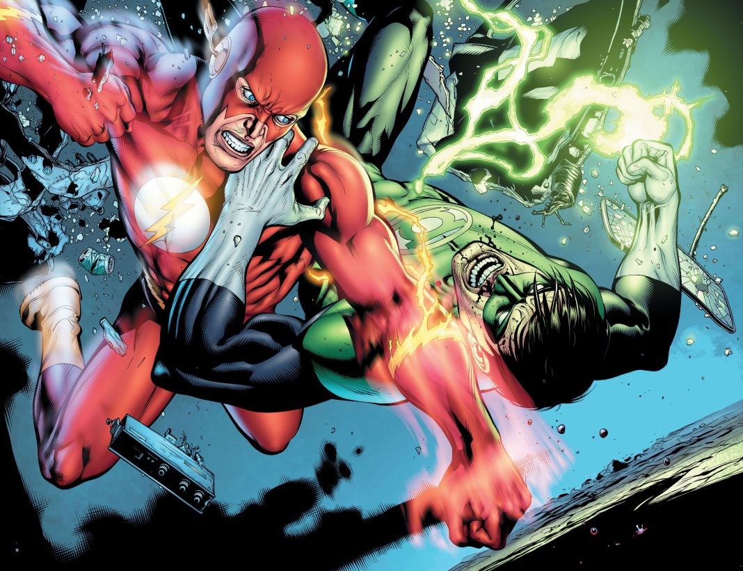 The flash contra Green Lantern